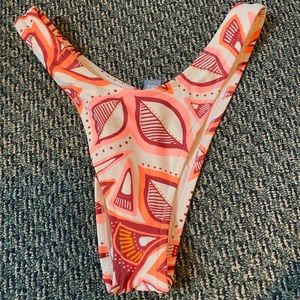 Aerie High Leg Cheeky Swimsuit Bottoms Size M
